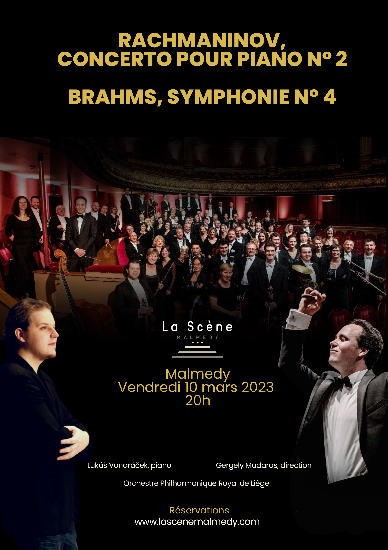 Concert Caritatif – Orchestre Philharmonique Royal de Liège – Télévie Malmedy