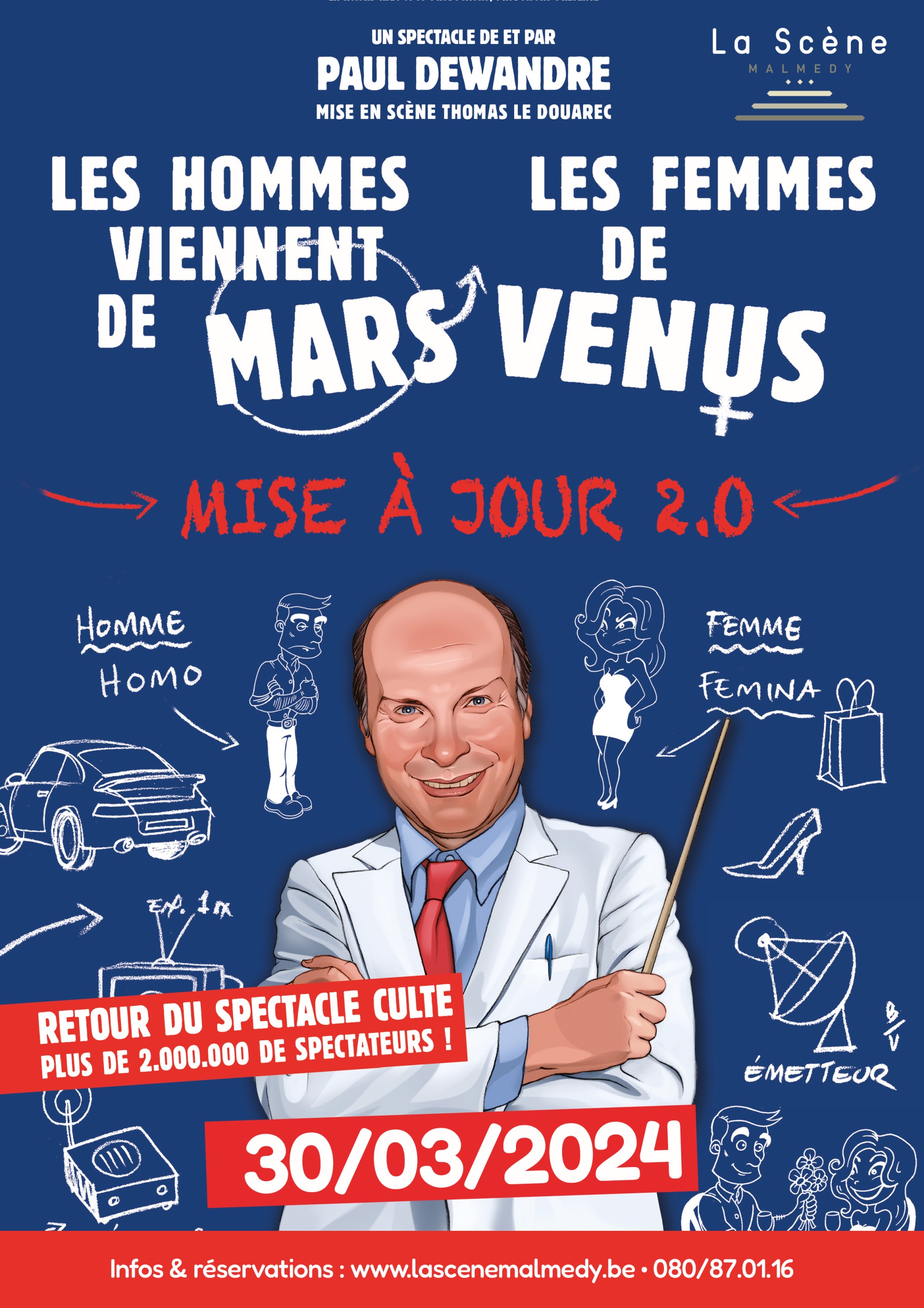 Les hommes viennent de Mars et les femmes de Vénus – Mise à jour 2.0