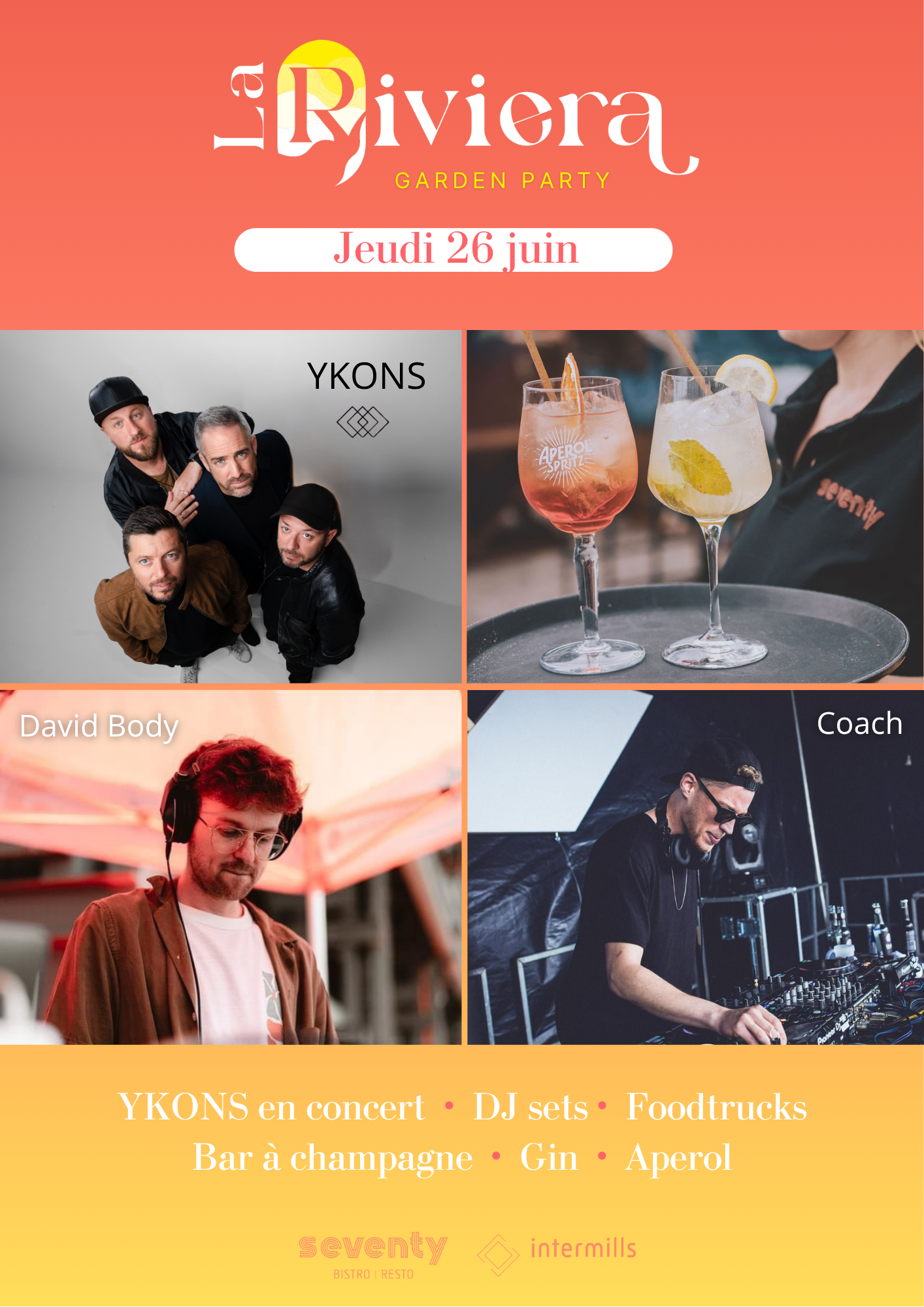 La Riviera – Garden Party : YKONS & DJ sets